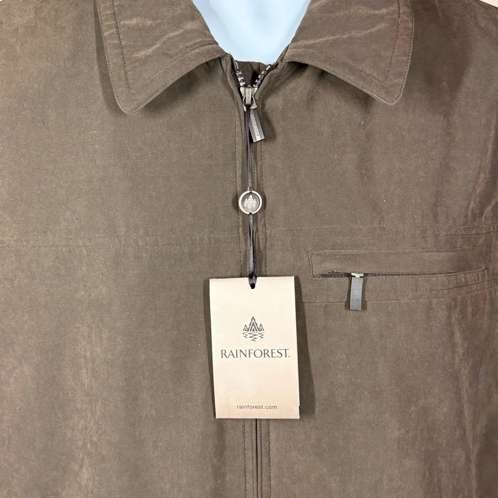 RAINFOREST | Men's  Brown Removable Liner Down Feather Jacket 2 in 1
